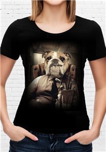 T-shirt Bulldog golf