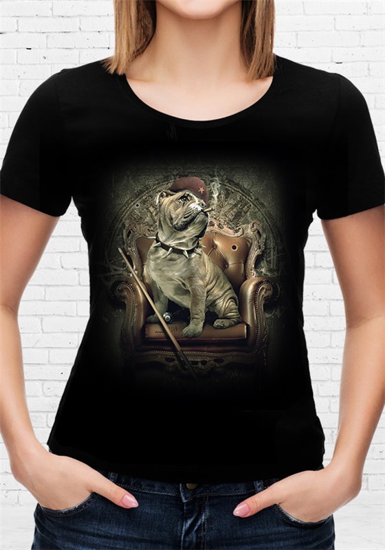 T-shirt Bulldog Chien Sofa