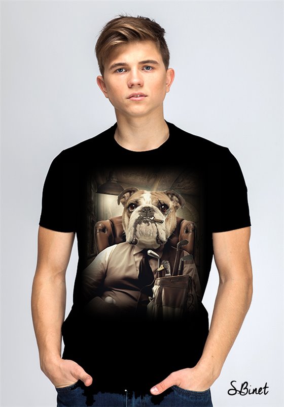 T-shirt Bulldog Golf