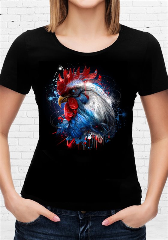 T-shirt Coq color