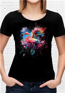 T-shirt Flamant Rose