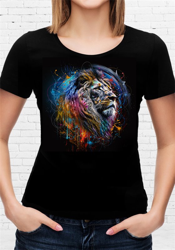 T-shirt Lion color