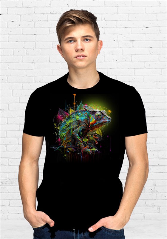 T-shirt Caméléon