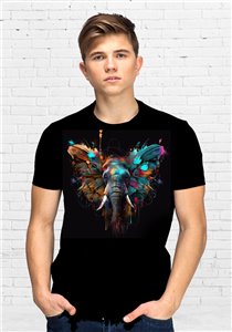 T-shirt Eléphant Papillon