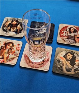 Sous-verre Pin-up